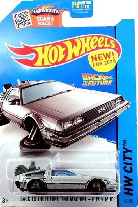 Hot Wheels Back To The Future Time Machine Hover Mode Long Card