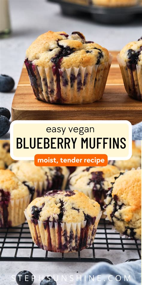 Vegan Blueberry Muffins Recipe In Vegan Blueberry Recipes