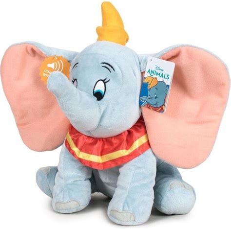 Pluche Disney Dumbo Dombo Olifant Knuffel Met Geluid Cm Speelgoed