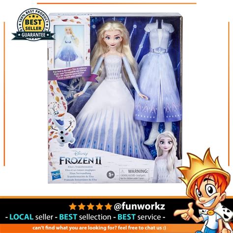 Disneys Frozen 2 Elsas Transformation Fashion Doll With 2 Outfits And