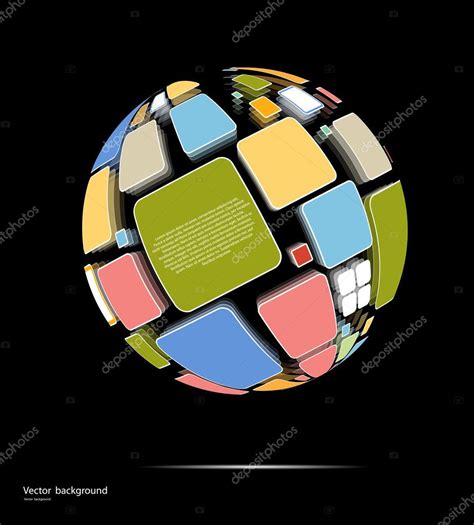 Abstract Globe Technology Design Background Stock Vector Image By ©vska