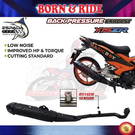 BORN RIDE ESPADA EXHAUST PIPE BACK PRESSURE RS150 RSX RSX150 28mm