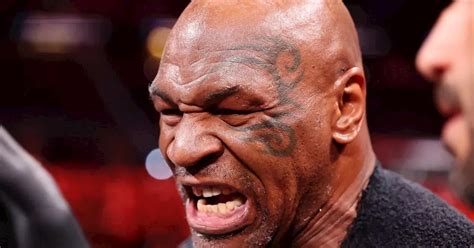 Mike Tyson Reveals The Reason He Was Biting His Glove During Jake Paul