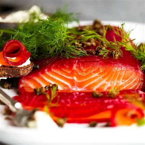 Beetroot Cured Salmon Gin Or Vodka Gravlax Recipe Cart