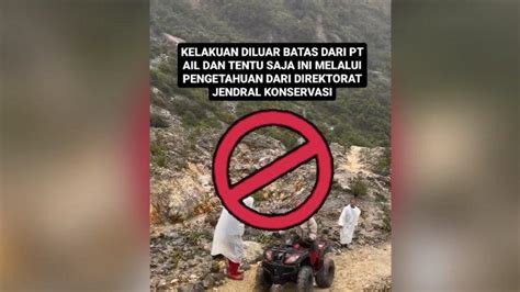 VIRAL Kawasan Konservasi Di Gunung Papandayan Garut Jadi Trek Motor ATV