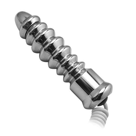 Electric Shock Accessories Alloy Anal Plug Stimulation Diy Butt Plug Electro Shock Sex Toys For