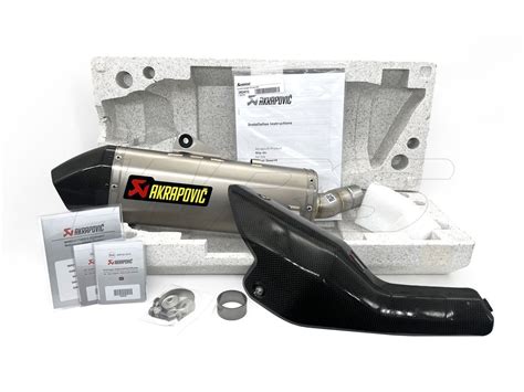 S D9SO19 HJAT AKRAPOVIC TITANIUM SLIP ON SILENCER DUCATI DESERT X 2022 2023