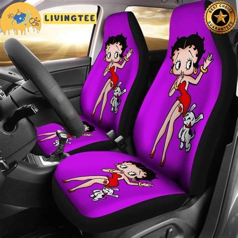 Purple Betty Boop Cartoon Car Seat Cover Artofit