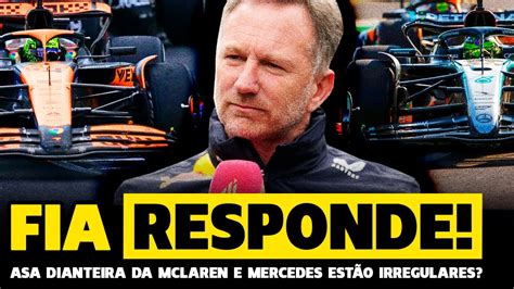 FIA RESPONDE ACUSAÇÕES DA RED BULL SOBRE ASAS FLEXÍVEIS DA MCLAREN