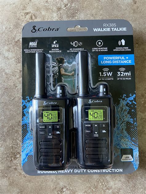 Rent A Walkie Talkie Cobra Cobra Rx Best Prices Sharegrid Miami Fl