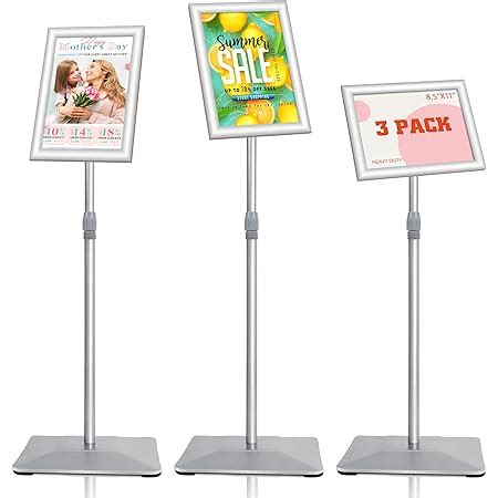 Amazon Vaiigo X Pedestal Poster Sign Holder Stand With