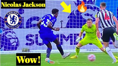 Nicolas Jackson Goal Vs Newcastle Watch How He Cooly Scored His Nd