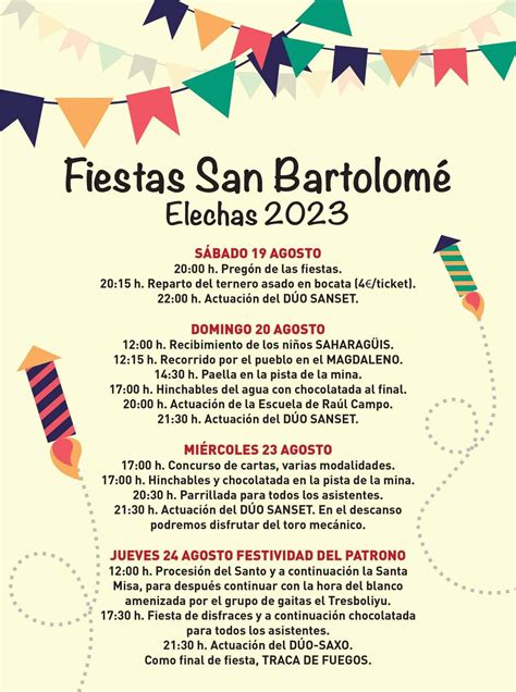 Fiestas San Bartolomé Elechas 2023 Miplanhoy qué hacer hoy en Cantabria