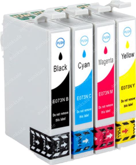 12x Compatible Ink Cartridge 73N T0731 For Epson TX110 TX100 TX200 ...