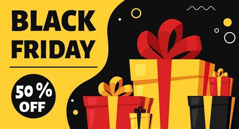 Black friday banner. Vector illustration in flat style. 2274710 Vector ...