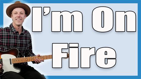 Im On Fire Guitar Lesson Bruce Springsteen Youtube