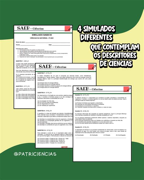 Ciencias Da Natureza Saeb