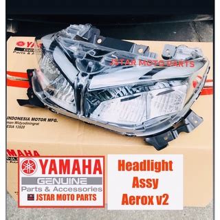 Headlight Assy Aerox V V Original Yamaha Genuine Shopee Philippines