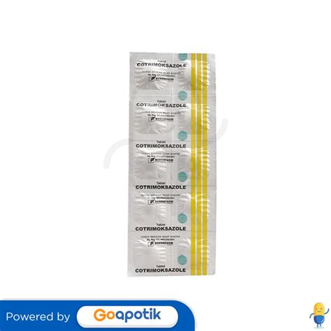 COTRIMOXAZOLE BERNOFARM 480 MG STRIP 10 TABLET Kegunaan Efek Samping