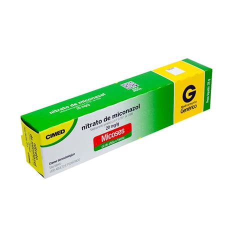 Nitrato De Miconazol 20mg Creme 28g Cimed Farma Direta