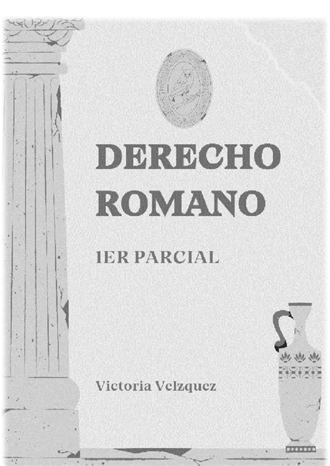 Resumen derecho romano ucalp 1er parcial DIVISIÓN DE LA HISTORIA