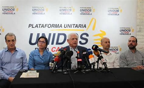 Plataforma Unitaria Espera Que Maduro Cumpla Acuerdos Electorales