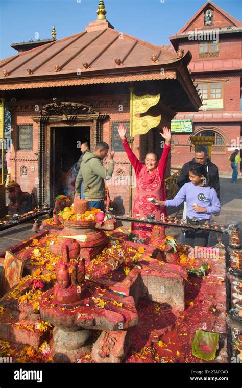 Nepal Kathmandu Valley Budhanilkantha Sleeping Vishnu Hindu Temple