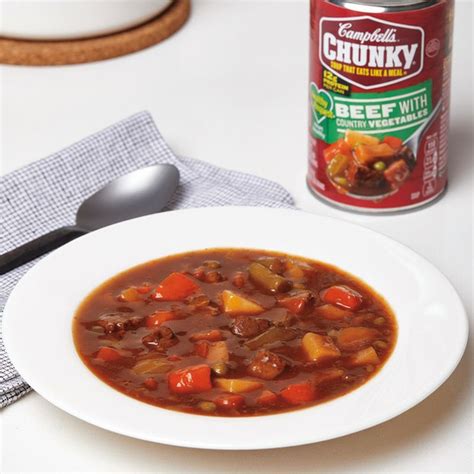 Campbell's® Chunky® Beef with Country Vegetables Soup (18.8 oz ...