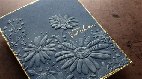 This Embossed Card Is Gorgeous And So Easy Too Embossed Cards