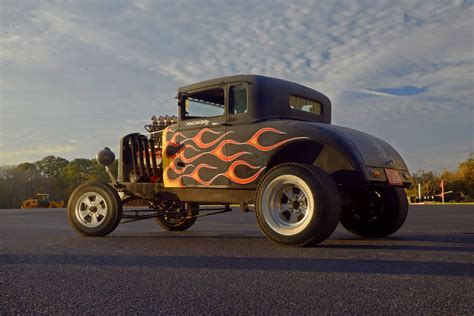 1929 Dodge Coupe Hotrod Hot Rod Rat Ratrod Drag Usa 08