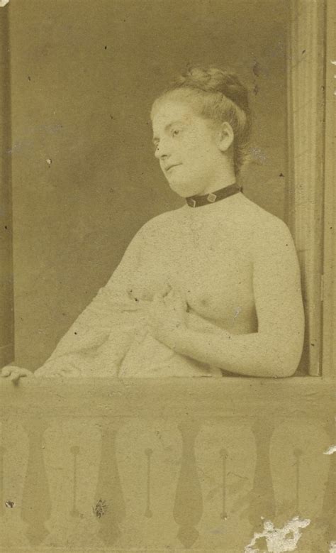 France Paris Woman Topless Nude Risque Old CDV Photo 1870 By ANONYMOUS Photograph Bits Of Our
