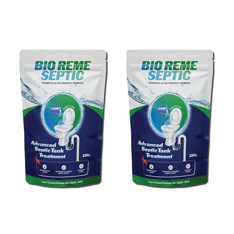 Bio Reme Septic Tank Cleaner Bacteria Reduces Sludge Build Up Odour