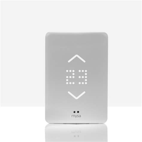 Thermostat Mysa blanc pour plinthes électriques programmable avec