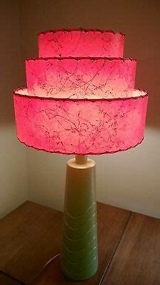 Mid Century Vintage Style Tier Fiberglass Lamp Shade Modern Pagoda Ebay