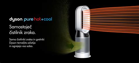 Dyson Pure Hot And Cool HP čistilec zraka in grelec v enem Aldis SHOP