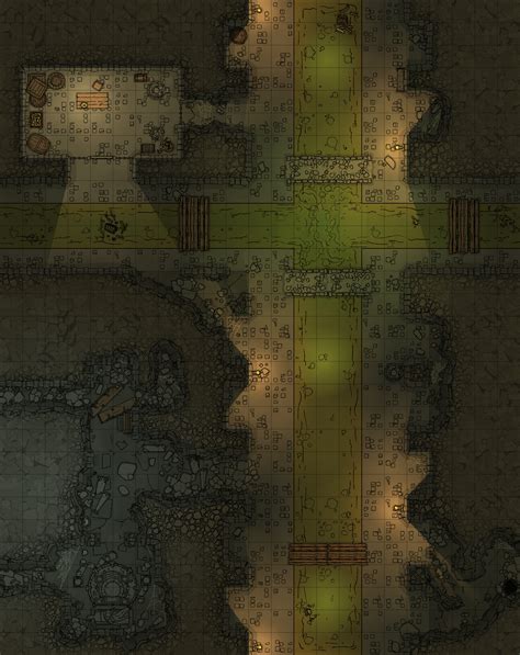 Fantasy City Sewer Map Rbattlemaps