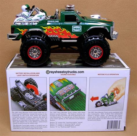 Hess 2007 Monster Truck With Motorcycles - Etsy