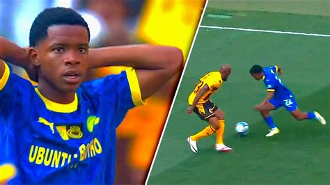 Mamelodi Sundowns 16 Year Old Siyabonga Mabena First Game BACK