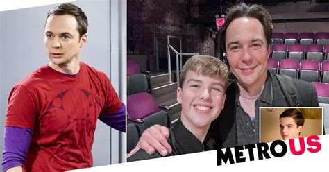 The Big Bang Theorys Jim Parsons Reunites With Young Sheldon Co Star