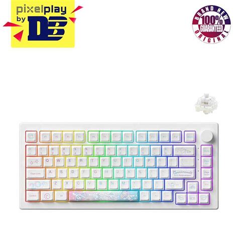 Akko Cinnamoroll Th Anniversary B Plus Rgb Hot Swappable Mechanical Keyboard Ktt White