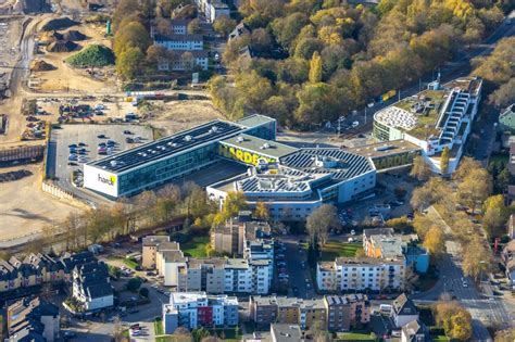 Bochum Aus Der Vogelperspektive Gebäude Des Einrichtungshaus