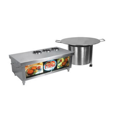 Stainless Steel Gol Gappa Tikki Counter For Street Food Stall At Best