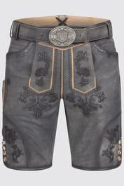 Lederhose Tino Mit G Rtel In Grau Im Kr Ger Dirndl Online Shop