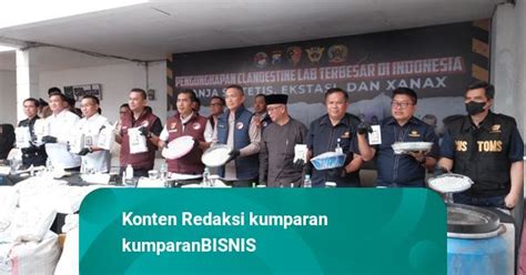 Bea Cukai Dan Polri Ungkap Clandestine Lab Terbesar Di Indonesia