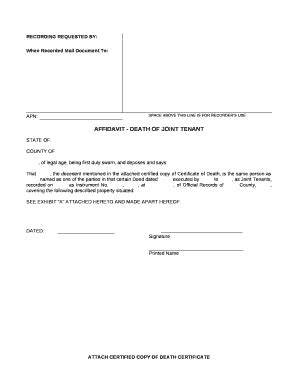 Affidavit Of One And The Same Person Doc Template Pdffiller