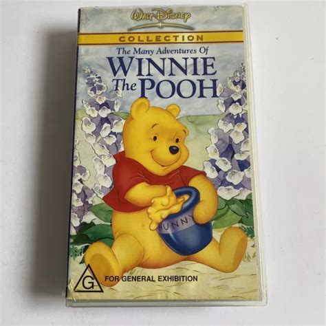 Winnie The Pooh Vhs The Many Adventures Of Pooh Walt Disney Classic