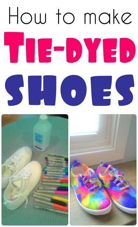 How To Use Permanent Markers And Rubbing Alcohol To Make Tie Dyed Shoes