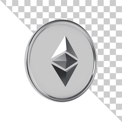 Premium Psd Ethereum Classic Silver Coin 3d Icon