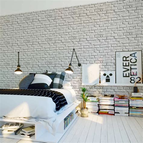 Brick Wall By Metropolitan Stories Silver Grey Wallpaper