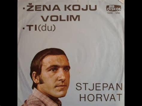 Stjepan Horvat Ti Du 1972 Vinyl YouTube